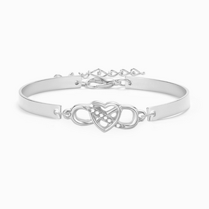 Keep Me in Your Heart Infinity Bracelet-Perfect Personalized Gift