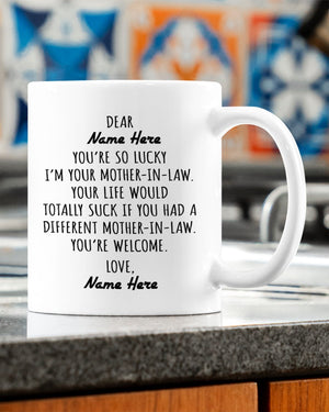 Funny Gift For Son-in-Law Daughter in law Personalized Mug