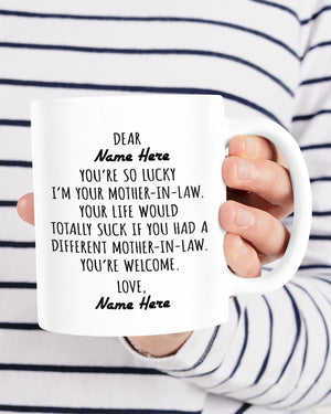 Funny Gift For Son-in-Law Daughter in law Personalized Mug
