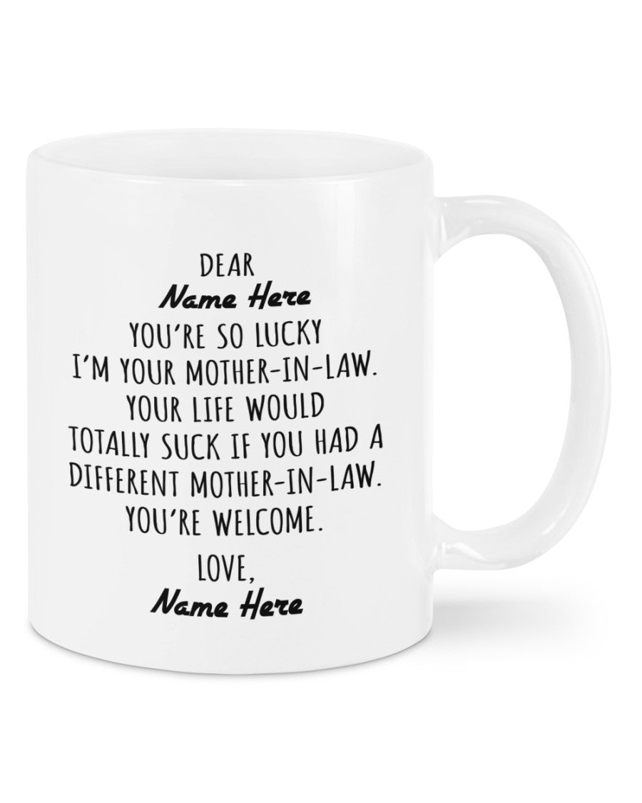 Funny Gift For Son-in-Law Daughter in law Personalized Mug