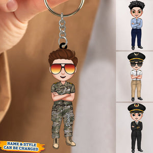 I'm An Airplane Pilot , Pilot Keychain Gift