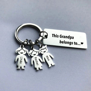 Mother's Day  & Father's Day Gift! Personalized Family Name Keychain