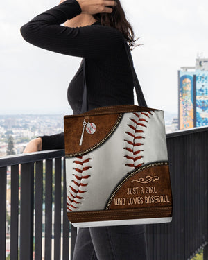 Love Baseball All-Over Tote