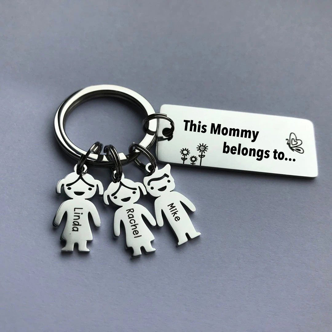 Mother's Day  & Father's Day Gift! Personalized Family Name Keychain