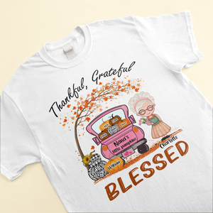 Nana's Little Pumpkins - Personalized Shirt - Fall Season Gift For Grandmother - Grandma