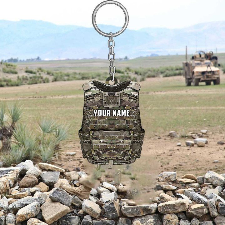 PERSONALIZED ARMY EQUIPMENT KEYCHAIN, CUSTOM EQUIPMENT FLAT ACRYLIC KEYCHAIN-03