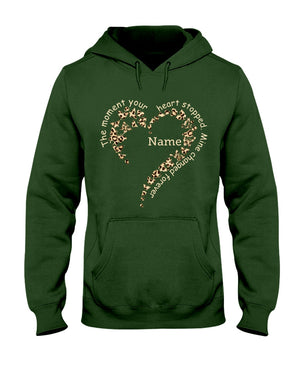 The moment your heart stopped mine changed forever Hooded Sweatshirt