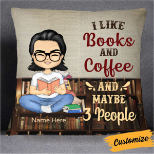 A Boy Who Loves Books Reading - Reading Gift - Personalized Custom Pillowcase