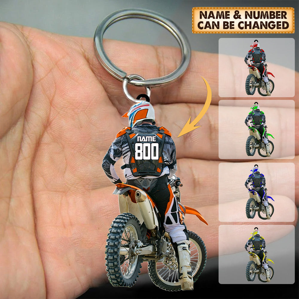 Motorcycle Car Keychain Personalized Engraved Couple Lovers