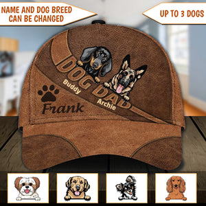 Gift For Father Dog Personalized Classic Cap 1