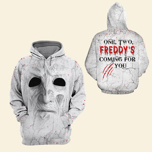 Custom Serial Killer Face Mask - All Over Print Halloween Hoodie