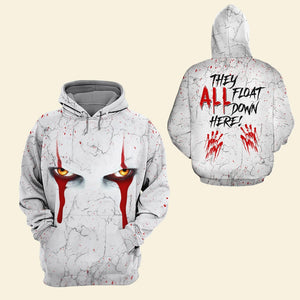 Custom Serial Killer Face Mask - All Over Print Halloween Hoodie