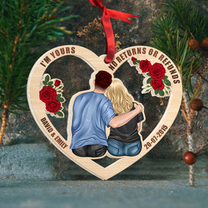 Couple I'm Yours - No Returns Or Refund Personalized Acrylic Ornament