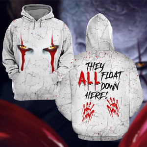 Custom Serial Killer Face Mask - All Over Print Halloween Hoodie