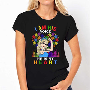 He Is My Heart Autism Personalized Shirt